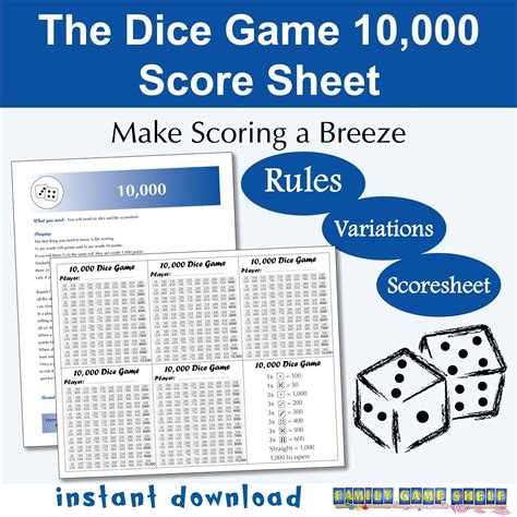 dice 10000 scoring|How to Play The Dice Game 10,000 .